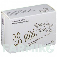 28 МИНИ (28 MINI) 0,030 мг таблетки 6x28 шт - Левоноргестрел JENAPHARM