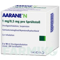 ААРАН (AARANE) аэрозоль 3x10 мл - Репротерол, Кромоглициевая кислота SANOFI