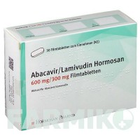 АБАКАВІР (ABACAVIR) 600 мг/300 мг таблетки 30 шт - Ламівудин, Абакавір HORMOSAN PHARMA