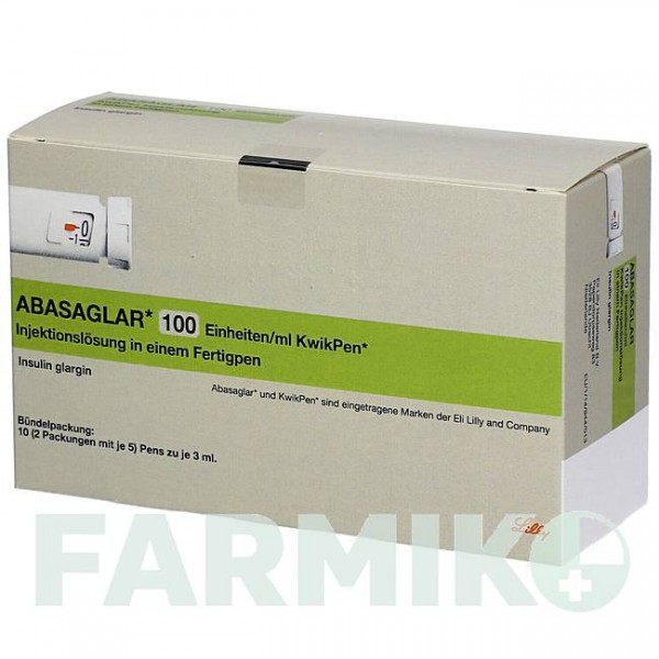 АБАСАГЛАР (ABASAGLAR) 100 ЕД/мл раствор 10x3 мл - Инсулин гларгин EMRA-MED