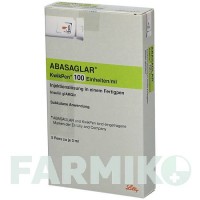 АБАСАГЛАР (ABASAGLAR) 100 ОД/мл розчин 5x3 мл - Інсулін гларгін KOHLPHARMA