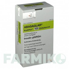 АБАСАГЛАР (ABASAGLAR) 100 ЕД/мл раствор 10x3 мл - Инсулин гларгин LILLY