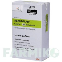 АБАСАГЛАР (ABASAGLAR) 100 ЕД/мл раствор 10x3 мл - Инсулин гларгин ORIFARM