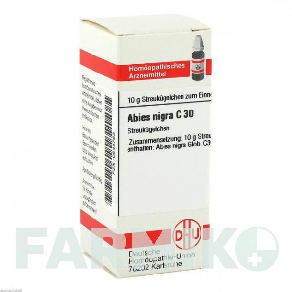 АБИЕС НИГРА (ABIES NIGRA) C 30 глобули 10 г - Гомеопатия DHU