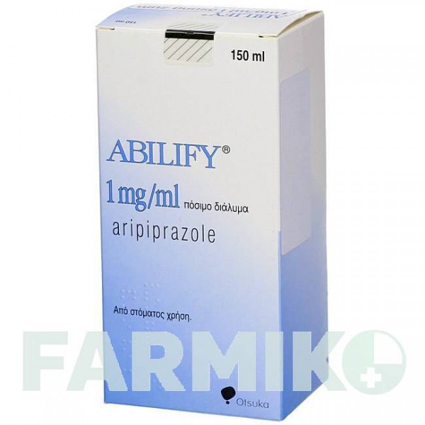 АБІЛІФАЙ (ABILIFY) 1 мг/мл розчин 150 мл - Арипіпразол EMRA-MED