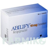 АБІЛІФАЙ (ABILIFY) 10 мг таблетки 98 шт - Арипіпразол ABACUS MEDICINE