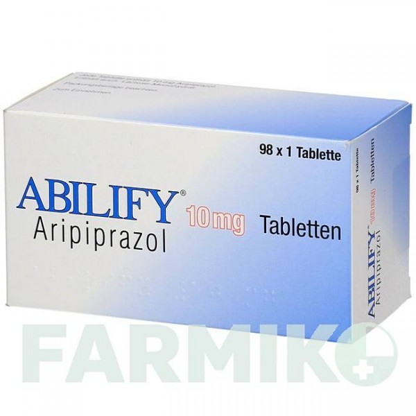 АБИЛИФАЙ (ABILIFY) 10 мг таблетки 98 шт - Арипипразол AXICORP PHARMA