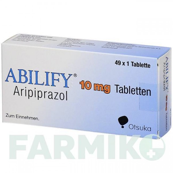 АБІЛІФАЙ (ABILIFY) 10 мг таблетки 98 шт - Арипіпразол DOCPHARM