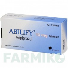 АБІЛІФАЙ (ABILIFY) 10 мг таблетки 49 шт - Арипіпразол EMRA-MED
