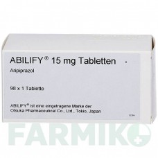 АБИЛИФАЙ (ABILIFY) 15 мг таблетки 98 шт - Арипипразол CC PHARMA