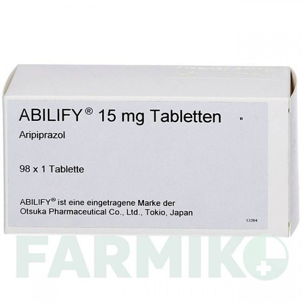 АБИЛИФАЙ (ABILIFY) 15 мг таблетки 98 шт - Арипипразол CC PHARMA