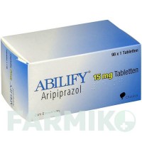 АБІЛІФАЙ (ABILIFY) 15 мг таблетки 98 шт - Арипіпразол OTSUKA