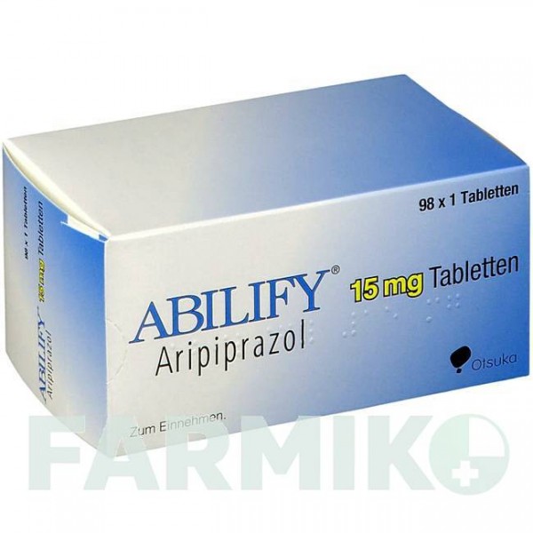 АБИЛИФАЙ (ABILIFY) 15 мг таблетки 98 шт - Арипипразол OTSUKA