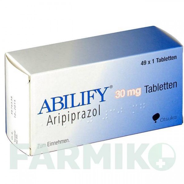 АБИЛИФАЙ (ABILIFY) 30 мг таблетки 49 шт - Арипипразол OTSUKA