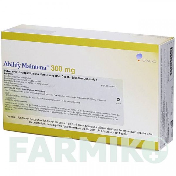 АБИЛИФАЙ (ABILIFY) 300 мг флакон 1 шт - Арипипразол KOHLPHARMA
