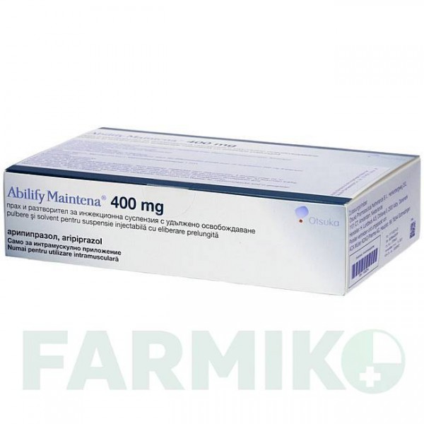 АБИЛИФАЙ (ABILIFY) 400 мг флакон 1 шт - Арипипразол ACA MULLER-ADAG PHARMA