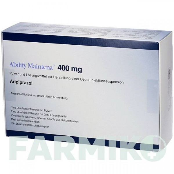 АБИЛИФАЙ (ABILIFY) 400 мг флакон 1 шт - Арипипразол AXICORP PHARMA