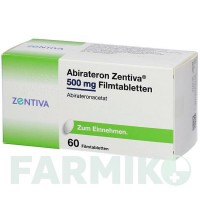 АБІРАТЕРОН (ABIRATERON) 500 мг таблетки 56 шт - Абіратерон ZENTIVA