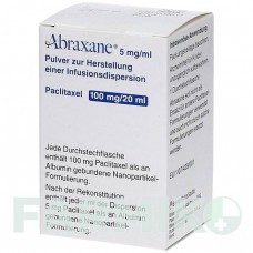 АБРАКСАН (ABRAXANE) 5 мг/мл 100 мг порошок 100 мг - Паклитаксел BRISTOL-MYERS SQUIBB