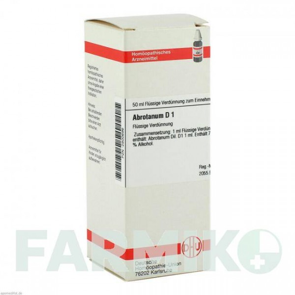 АБРОТАНУМ (ABROTANUM) D 1 раствор 50 мл - Гомеопатия DHU
