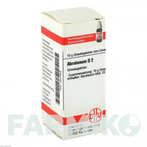 АБРОТАНУМ (ABROTANUM) D 2 глобули 10 г - Гомеопатия DHU