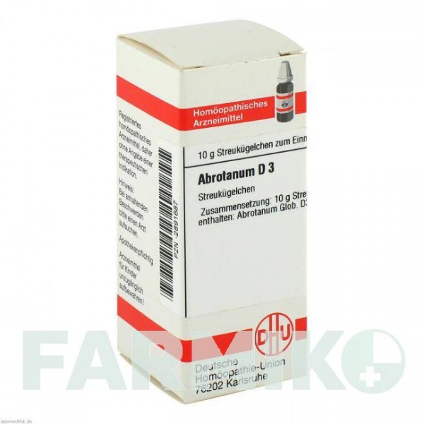 АБРОТАНУМ (ABROTANUM) D 3 глобули 10 г - Гомеопатия DHU
