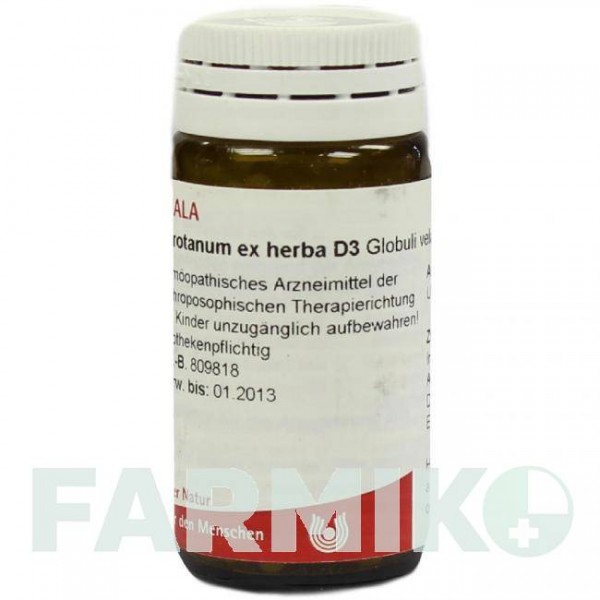 АБРОТАНУМ (ABROTANUM) D 3 глобули 20 г - Гомеопатія WALA HEILMITTEL