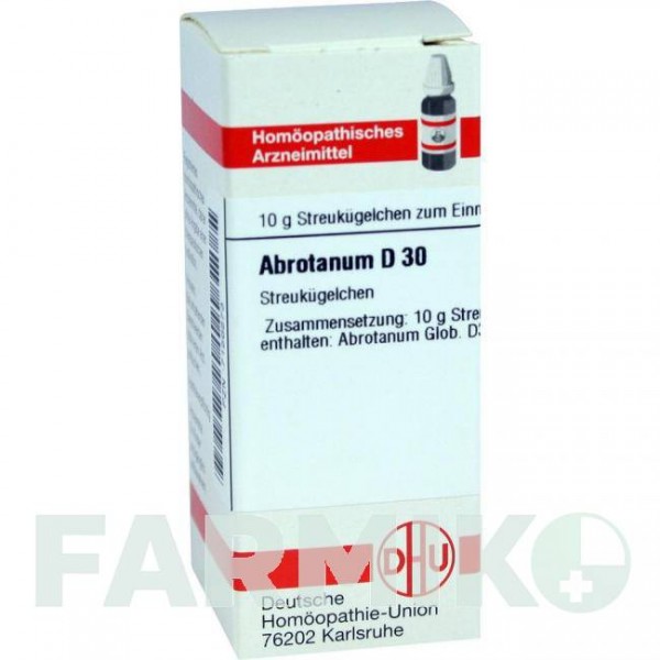 АБРОТАНУМ (ABROTANUM) D 30 глобули 10 г - Гомеопатія DHU