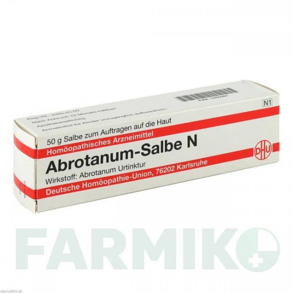 АБРОТАНУМ (ABROTANUM) мазь 50 г - Гомеопатия DHU