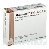 АБСАМЕД (ABSEAMED) 5000 МО/0,5 мл розчин 6x0,5 мл - Еритропоетин MEDICE PUTTER