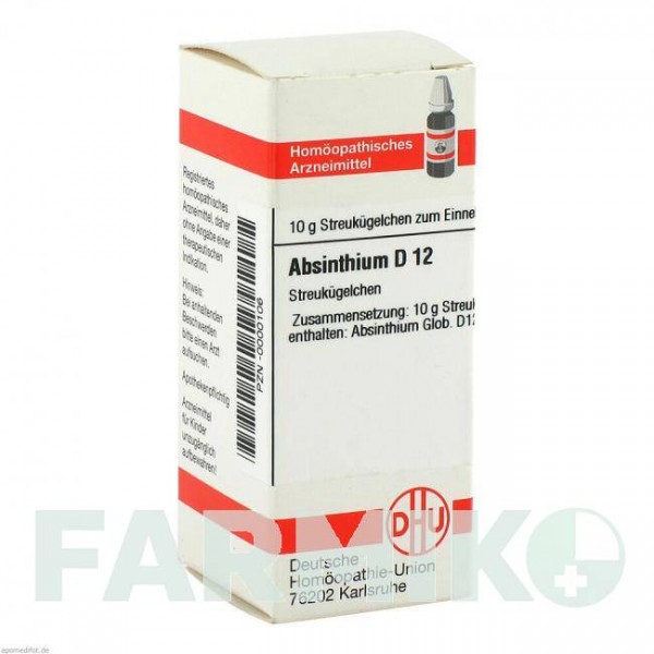 АБСИНТИУМ (ABSINTHIUM) D 12 глобули 10 г - Гомеопатия DHU