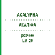 АКАЛИФА (ACALYPHA) LM 20 раствор 10 мл - Гомеопатия ARCANA DR.SEWERIN