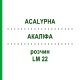 АКАЛИФА (ACALYPHA) LM 22 раствор 10 мл - Гомеопатия ARCANA DR.SEWERIN