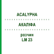 АКАЛИФА (ACALYPHA) LM 23 раствор 10 мл - Гомеопатия ARCANA DR.SEWERIN