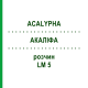 АКАЛИФА (ACALYPHA) LM 5 раствор 10 мл - Гомеопатия ARCANA DR.SEWERIN