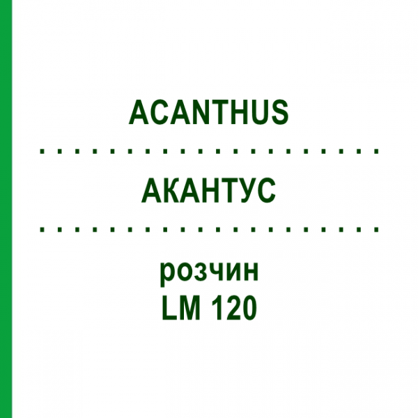 АКАНТУС (ACANTHUS) LM 120 розчин 10 мл - Гомеопатія ARCANA DR.SEWERIN