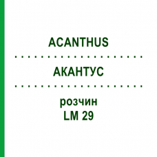 АКАНТУС (ACANTHUS) LM 29 розчин 10 мл - Гомеопатія ARCANA DR.SEWERIN