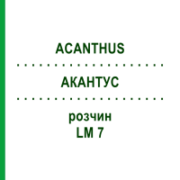 АКАНТУС (ACANTHUS) LM 7 раствор 10 мл - Гомеопатия ARCANA DR.SEWERIN