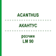 АКАНТУС (ACANTHUS) LM 90 розчин 10 мл - Гомеопатія ARCANA DR.SEWERIN