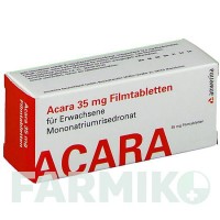 АКАРА (ACARA) 35 мг таблетки 4 шт - Ризедроновая кислота ANWERINA