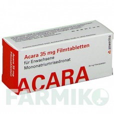 АКАРА (ACARA) 35 мг таблетки 4 шт - Ризедроновая кислота ANWERINA