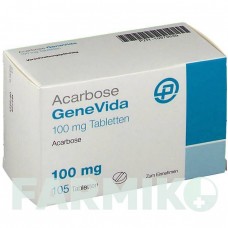 АКАРБОЗА (ACARBOSE) 100 мг таблетки 105 шт - Акарбоза GENEVIDA
