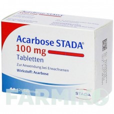 АКАРБОЗА (ACARBOSE) 100 мг таблетки 120 шт - Акарбоза STADAPHARM