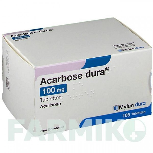 АКАРБОЗА (ACARBOSE) 100 мг таблетки 105 шт - Акарбоза VIATRIS