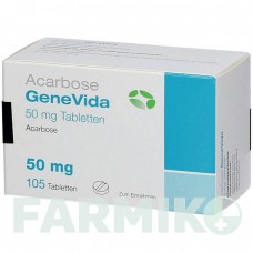 АКАРБОЗА (ACARBOSE) 50 мг таблетки 105 шт - Акарбоза GENEVIDA