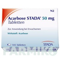 АКАРБОЗА (ACARBOSE) 50 мг таблетки 105 шт - Акарбоза STADAPHARM