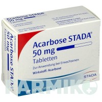 АКАРБОЗА (ACARBOSE) 50 мг таблетки 120 шт - Акарбоза STADAPHARM