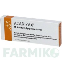 АКАРИЗАКС (ACARIZAX) 12 таблетки 30 шт - Кліщі домашнього пилу KOHLPHARMA
