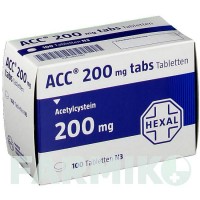АЦЦ (ACC) 200 таблетки 100 шт - Ацетилцистеїн HEXAL