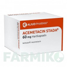 АЦЕМЕТАЦИН (ACEMETACIN) 60 мг капсулы 20 шт - Ацеметацин ALIUD PHARMA
